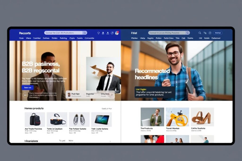AI personalization example showing dynamic content adaptation for different user segments AI personalization example showing dynamic content adaptation for different user segments