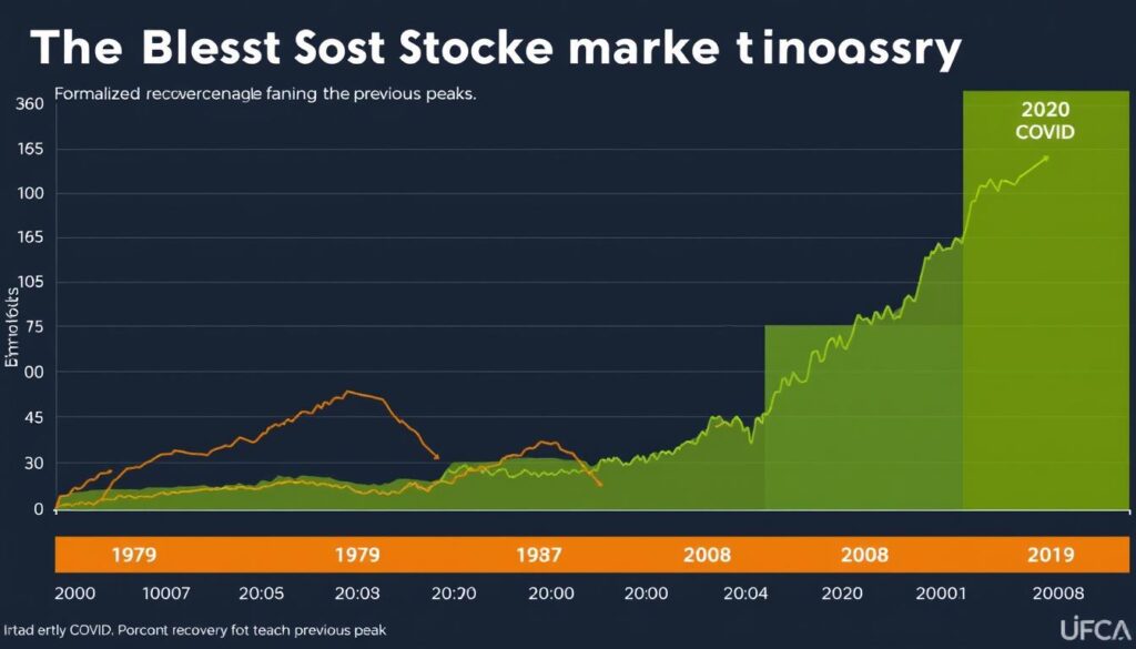 Comparison chart of recovery timelines after major stock market crashes Comparison chart of recovery timelines after major stock market crashes