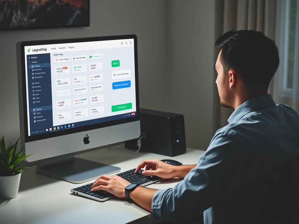 Retail trader using algorithmic trading platform showing the democratization of future of trading technology