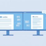 AI for content creation and blogging showing a digital workspace with AI-generated content suggestions