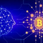 Visual representation of AI and crypto intersection showing neural networks connected to blockchain