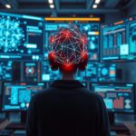 Visual representation of current AI technologies including machine learning models and neural networks