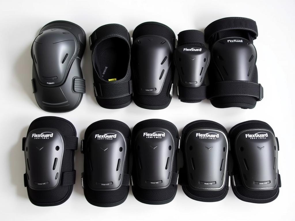 FlexGuard Youth Knee and Elbow Pad Set with reactive polymer technology