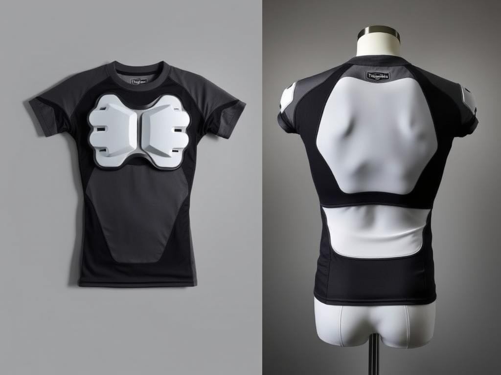 TackleShield Youth Rib Protector Shirt for football players